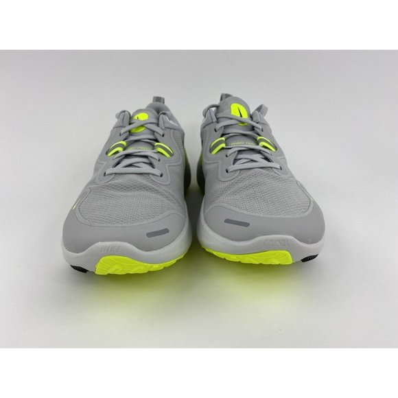 NEW Nike React Miller Grey Neon Green Men's Running Shoes Sneakers Yellow - Picture 8 of 12
